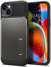 spigen slim armor gunmetal for iphone 14 plus photo