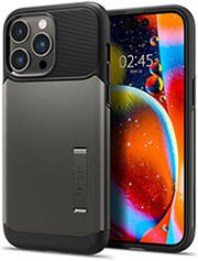 spigen slim armor gunmetal for iphone 14 pro photo