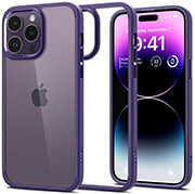 spigen ultra hybrid deep purple for iphone 14 pro photo