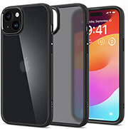 spigen ultra hybrid frost black for iphone 15 plus photo