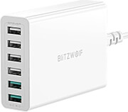 blitzwolf bw s15 charger 6 port usb qc 30 60w white photo blitzwolf bw s15 charger 6 port usb qc 30 60w white photo