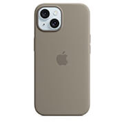apple iphone 15 silicone case magsafe clay mt0q3 photo