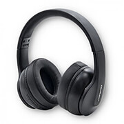 qoltec soundmasters wireless headphones with microphone bt 50 ab black photo