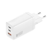 4smarts wall charger pd trio 45w gan 2x type c usb white photo