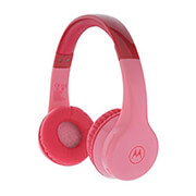 motorola moto jr300 pink roz asyrmata on ear bluetooth paidika akoystika me splitter