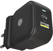 icyboxib ps106 pd 2 port wall charger with usb power delivery photo