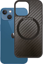 4smarts carbon case with ultimag for apple iphone 13 black photo