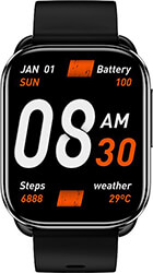 qcy smartwatch gs s6 black