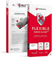 forcell flexible nano glass 5d for samsung galaxy s24 ultra black hot bending working scanner photo