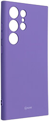 thiki roar colorful jelly case for samsung galaxy s24 ultra purple photo