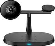 maxlife mxwc 03 3in1 wireless charger 15w black photo