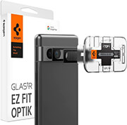 spigen glass ez fit optik 2 pack black for google pixel 7a photo