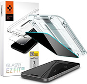spigen glass tr ez fit hd privacy 1 pack for iphone 15 pro photo