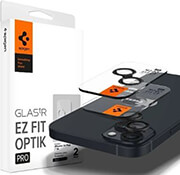 spigen glass tr ez fit optik pro 2 pack blue for iphone 15 15 plus 14 14 plus photo