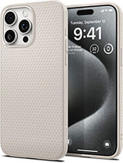 spigen liquid air natural titanium for iphone 15 pro photo