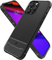 spigen rugged armor magsafe matte black for iphone 15 pro photo