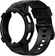 spigen rugged armor pro black for samsung galaxy watch 4 classic 46mm photo