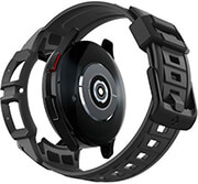 spigen rugged armor pro black for samsung galaxy watch6 classic 47mm photo