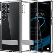 spigen ultra hybrid s crystal clear for samsung galaxy s24 ultra photo