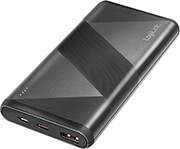 logilink pa0275 power bank 10000mah 1x usb a qc 30 1x usb c pd 20 2 in 1 cable photo
