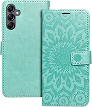 mezzo book case for samsung a14 4g a14 5g mandala green photo mezzo book case for samsung a14 4g a14 5g mandala green photo