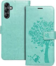 mezzo book case for samsung a14 4g a14 5g tree green photo
