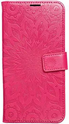 mezzo book case for samsung a35 5g mandala magenta photo