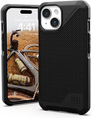 uag metropolis lt magsafe kevlar black for iphone 15 photo