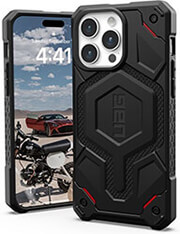 uag monarch pro magsafe kevlar black for iphone 15 pro max photo