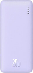 baseus power bank airpow fast charge 20000mah 20w nebula purple