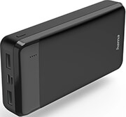 hama 187286 eco power 20 power pack 20000 mah outputs 1 x usb c 2 x usb a black photo