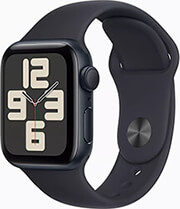 apple watch se 2023 mr9x3 40mm midnight aluminium case s m midnight sport band photo