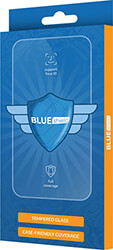 front cover clear screen protector blue shield motorola moto e13 black photo
