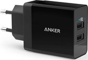 anker wall charger 2 port usb a 24w black photo