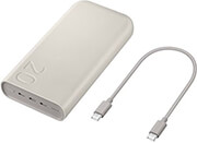 samsung eb p4520xu powerbank 20000mah 45w power delivery pd quick charge 30 3x type c beige photo