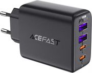 acefast a61 wall charger 45w 3a 2x usb a 2x type c black photo