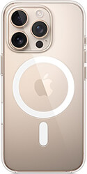 apple iphone 16 pro clear case with magsafe transparent photo