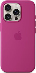 apple iphone 16 pro silicone case with magsafe fuchsia myyn3 photo