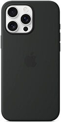 apple iphone 16 pro max silicone case with magsafe black myyt3 photo