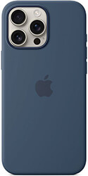 apple iphone 16 pro max silicone case with magsafe denim myyu3 photo