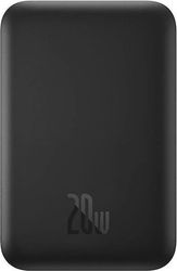 baseus magnetic mini wireless powerbank magsafe 6000mah 20w black photo