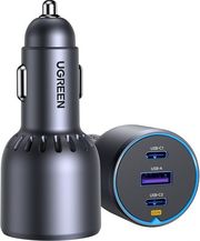 ugreen car charger ec703 75w 325a 1 x usb a 2 x type c black photo