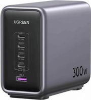 ugreen desktop charger cd333 nexode 300w 5a 1 x usb a 4 x type c grey photo