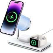 ugreen wireless charger cd278 3in1 25w 167a white photo ugreen wireless charger cd278 3in1 25w 167a white photo