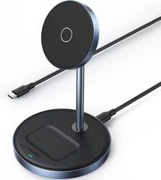 ugreen wireless charger cd317 2in1 20w 167a black photo
