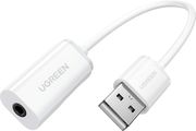 ugreen us206 usb a to 35mm audio adapter white photo