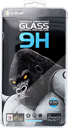 x one full cover extra strong matte for iphone 15 tempered glass 9h photo