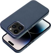 leather mag cover case for iphone 16 plus indigo blue photo