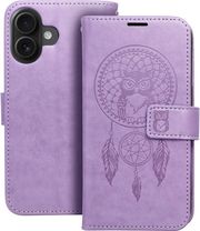 mezzo book case for iphone 16 dreamcatcher purple photo