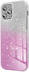 shining case for iphone 16 plus transparent pink photo
